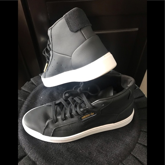 adidas Shoes - Womans leather Adidas high-tops